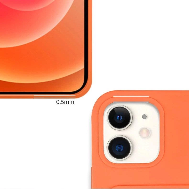 Hurtel Card silikoninis dėklas skirtas Xiaomi Redmi Note 10 / Redmi Note 10S, raudonas