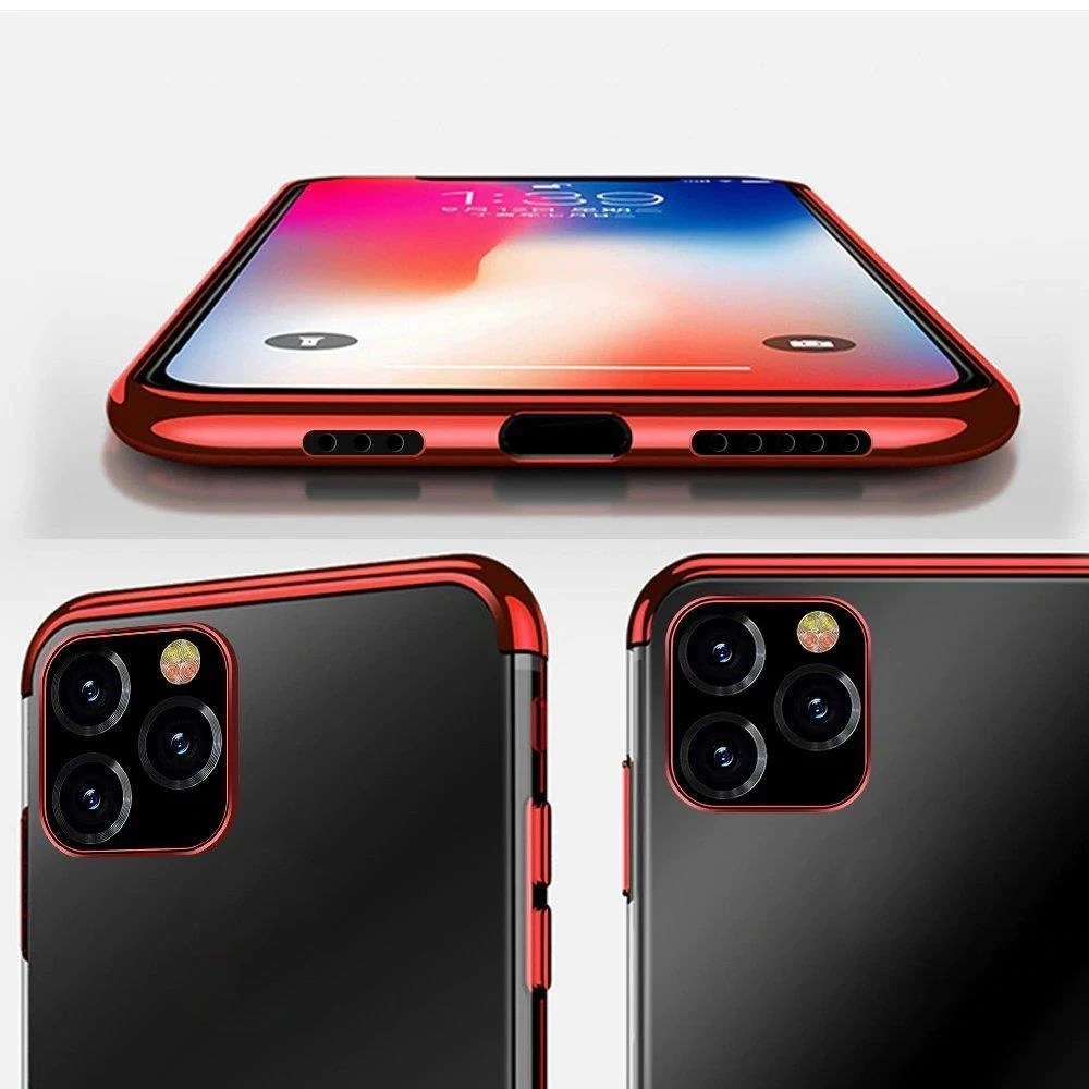 Hurtel Clear Color dėklas skirtas Xiaomi Redmi Note 11S / Note 11, mėlynas rėmelis