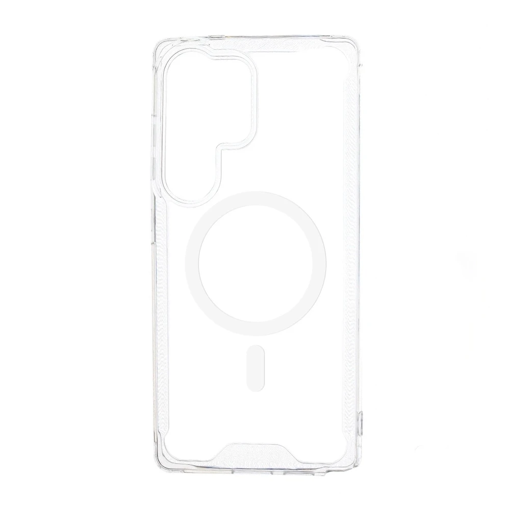 Hurtel skaidrus Corner dėklas su MagSafe skirtas Samsung Galaxy S25 Edge – skaidrus