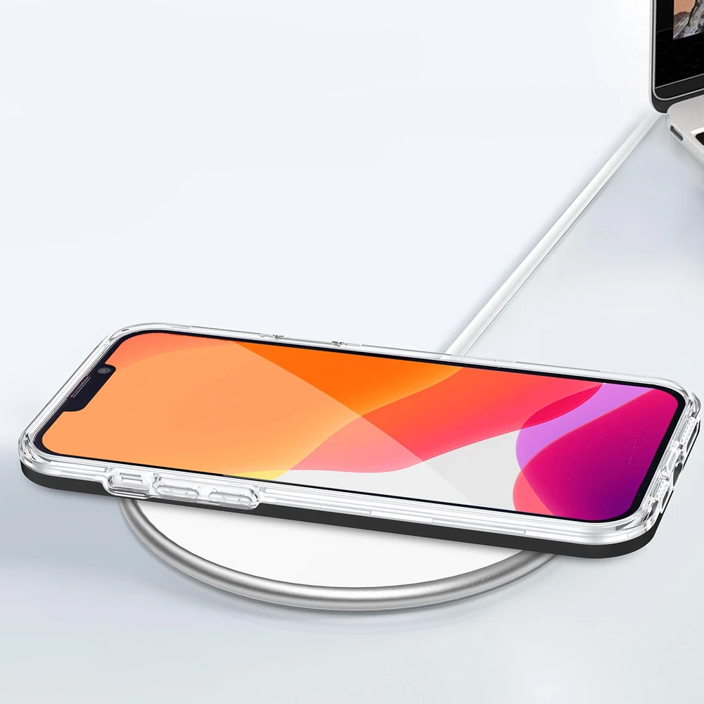 Hurtel Clear dėklas skirtas iPhone 14 Pro Max, mėlynas