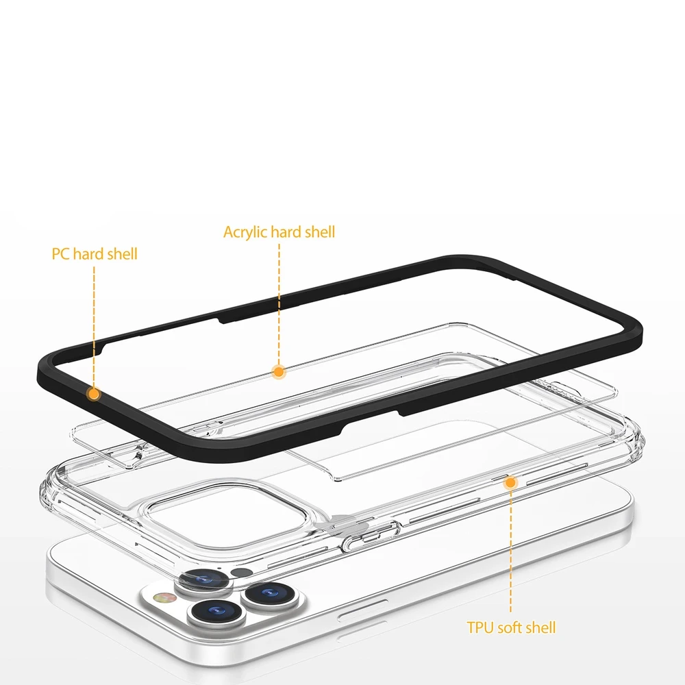 Hurtel Clear dėklas skirtas Samsung Galaxy A03, mėlynas