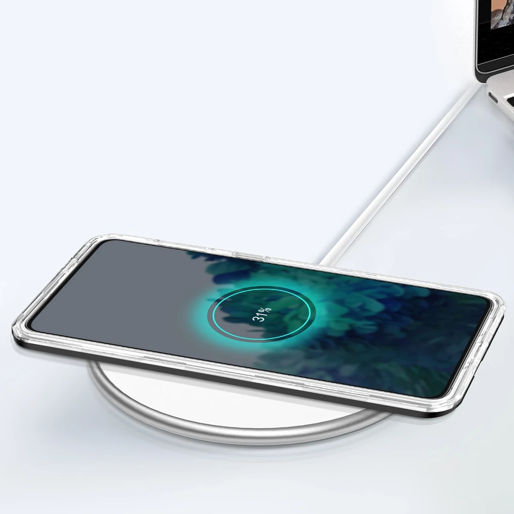 Hurtel Clear dėklas skirtas Samsung Galaxy S22 + (S22 Plus), juodas