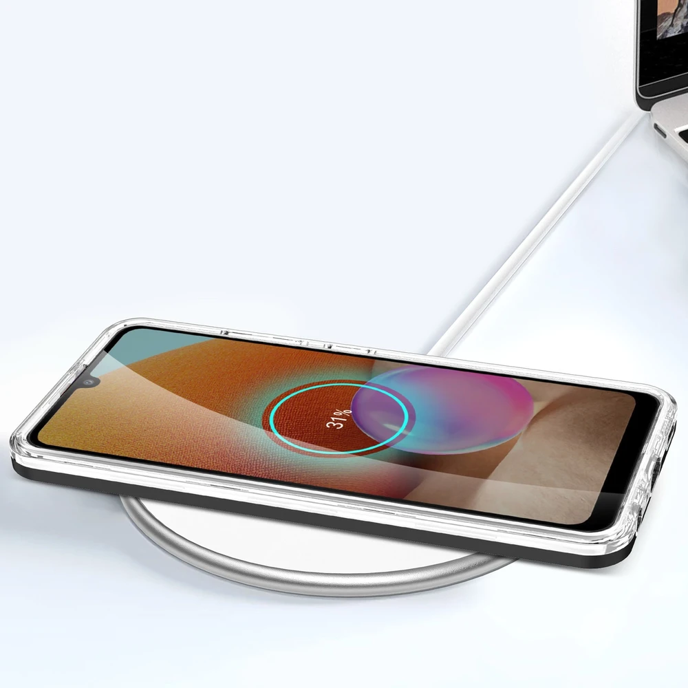 Hurtel Clear dėklas skirtas Samsung Galaxy A72 4G, juodas