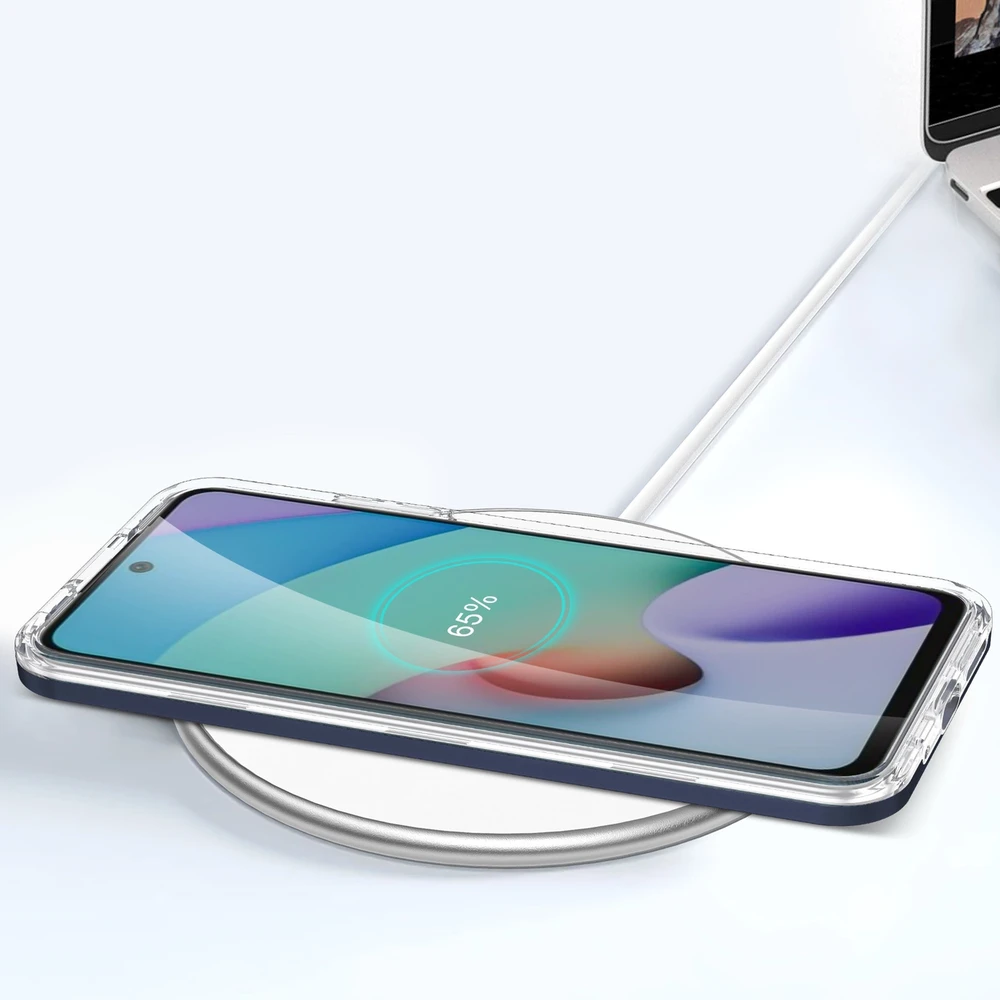 Hurtel Clear dėklas skirtas Xiaomi Redmi 10, mėlynas