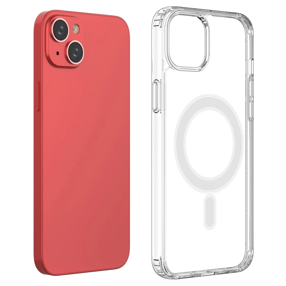 Hurtel Clear Magnetic MagSafe dėklas skirtas iPhone 14 Plus, skaidrus