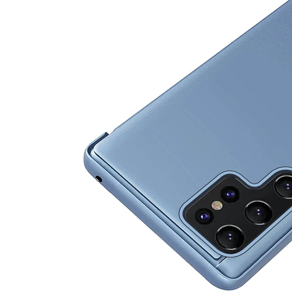 Hurtel Clear View Samsung Galaxy S25 Ultra dėklas telefonui mėlynos spalvos