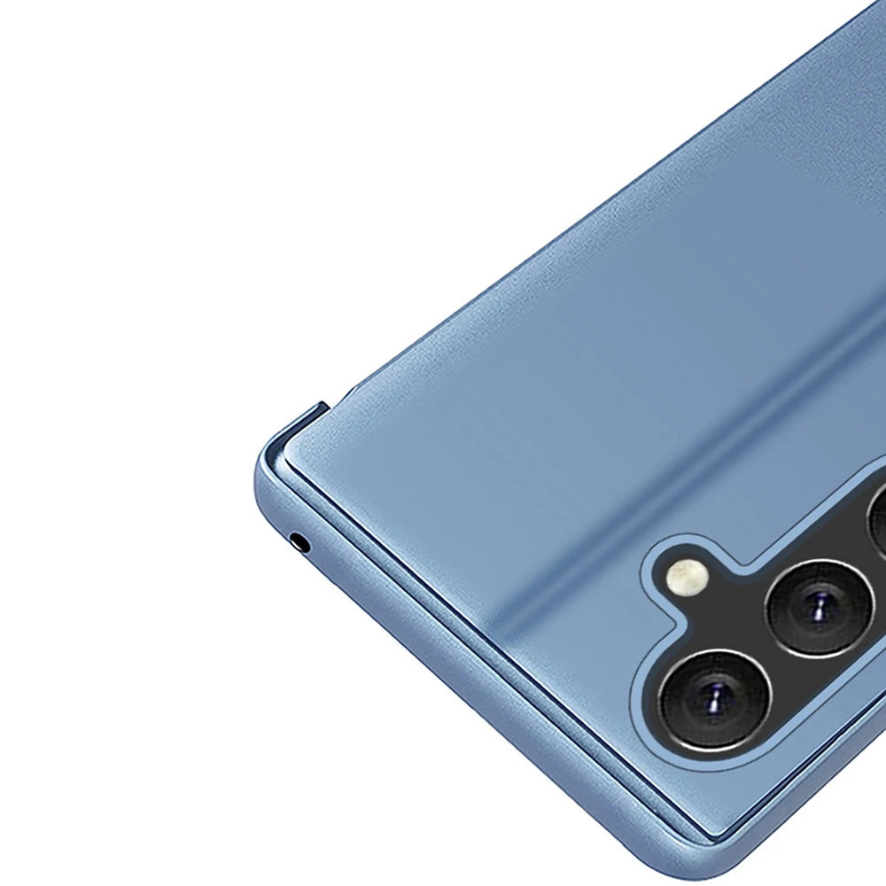 Hurtel Clear View Samsung Galaxy S25 Plus dėklas telefonui mėlynos spalvos
