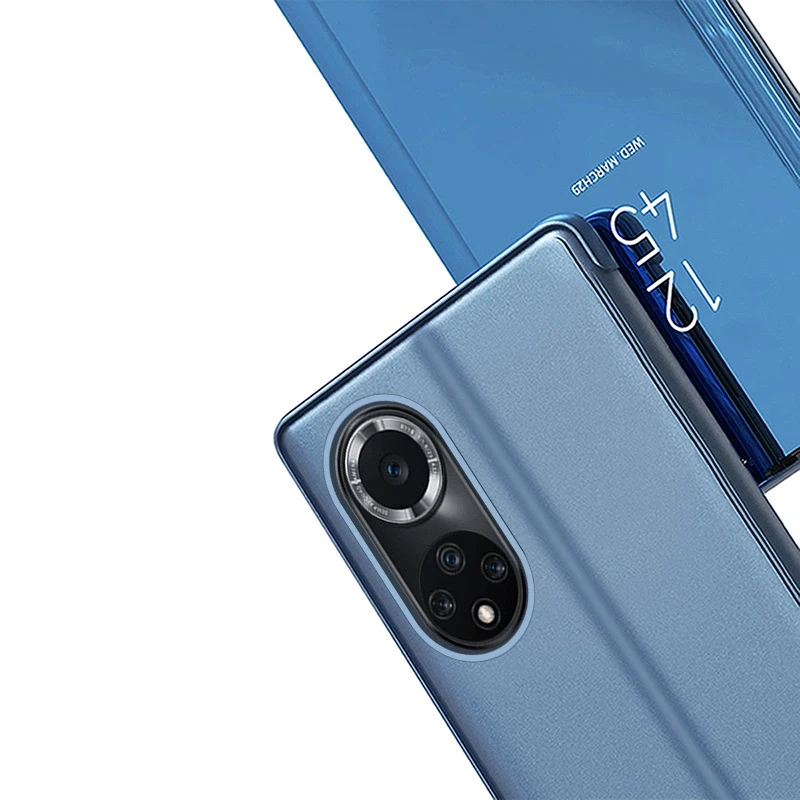 Hurtel Clear View dėklas skirtas Huawei nova 9, juodas