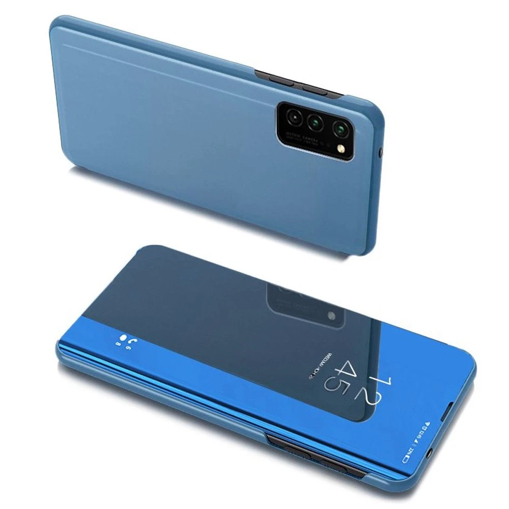 Hurtel Clear View dėklas skirtas Samsung Galaxy A03s (166.5), mėlynas