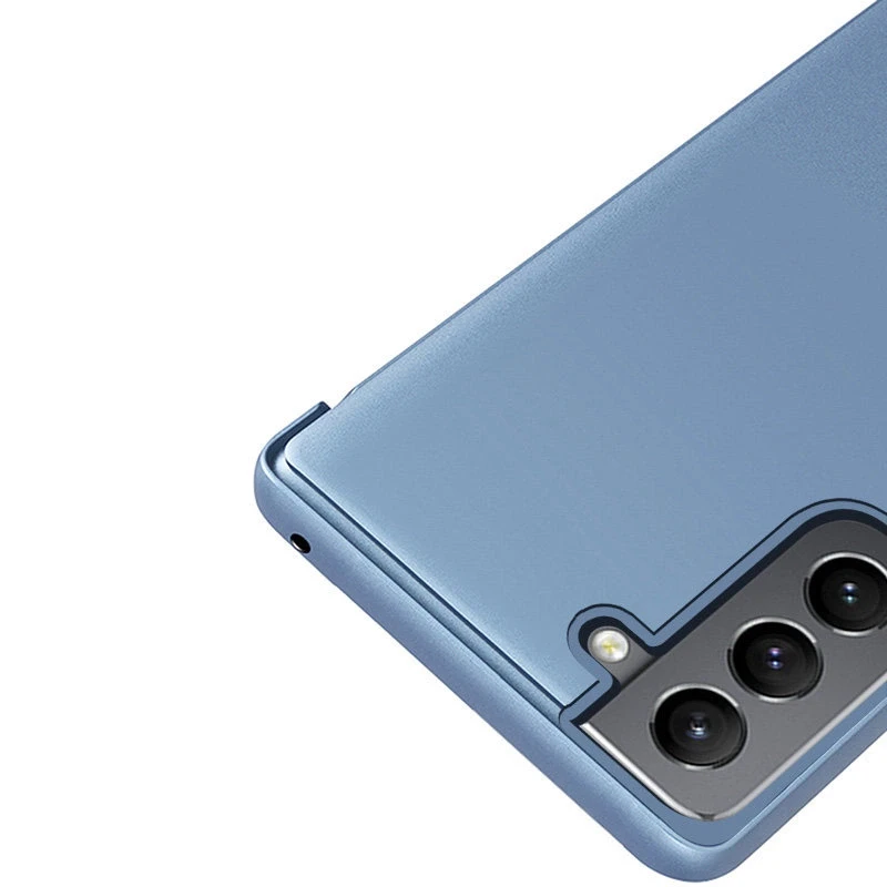 Hurtel Clear View dėklas skirtas Samsung Galaxy S22 + (S22 Plus), juodas