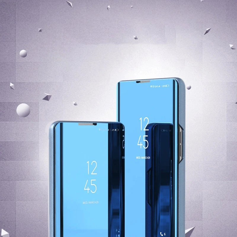 Hurtel Clear View dėklas skirtas Samsung Galaxy A22 4G, mėlynas