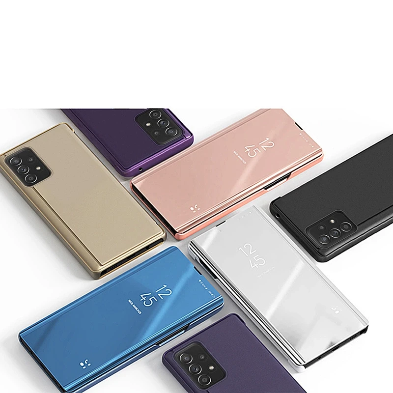 Hurtel Clear View dėklas skirtas Samsung Galaxy A73, juodas