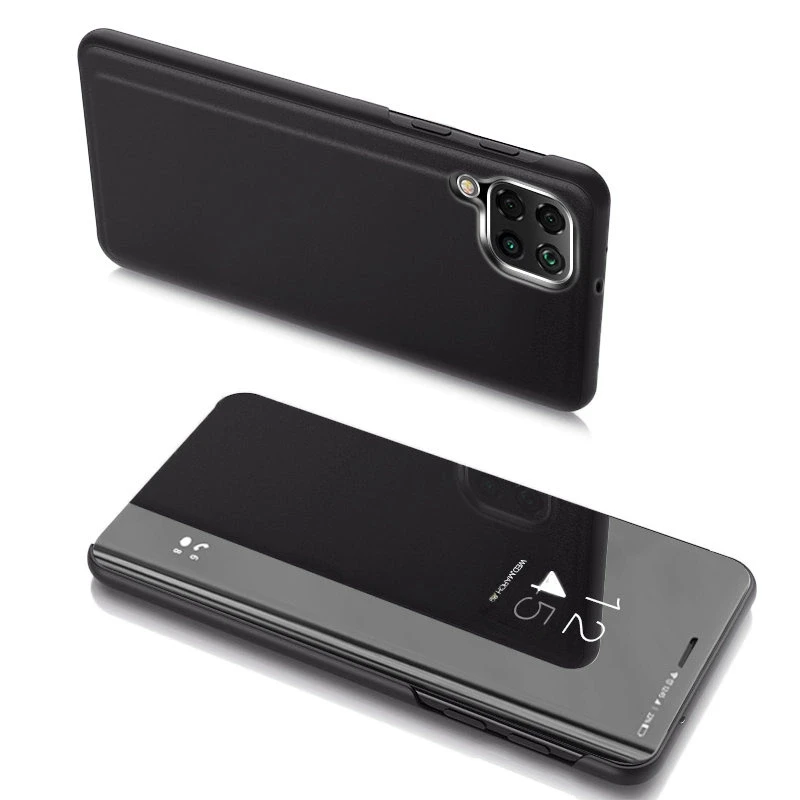 Hurtel Clear View dėklas skirtas Samsung Galaxy A22 4G, juodas