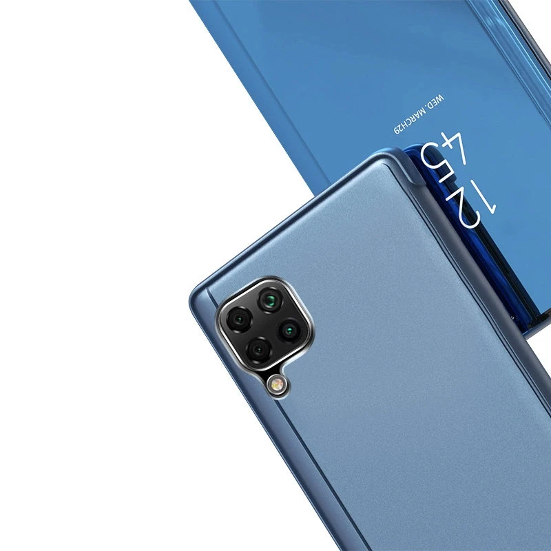 Hurtel Clear View dėklas skirtas Samsung Galaxy A22 4G, mėlynas