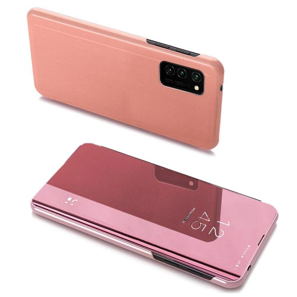Hurtel Clear View Samsung Galaxy A03s (166.5) dėklas telefonui rožinės spalvos