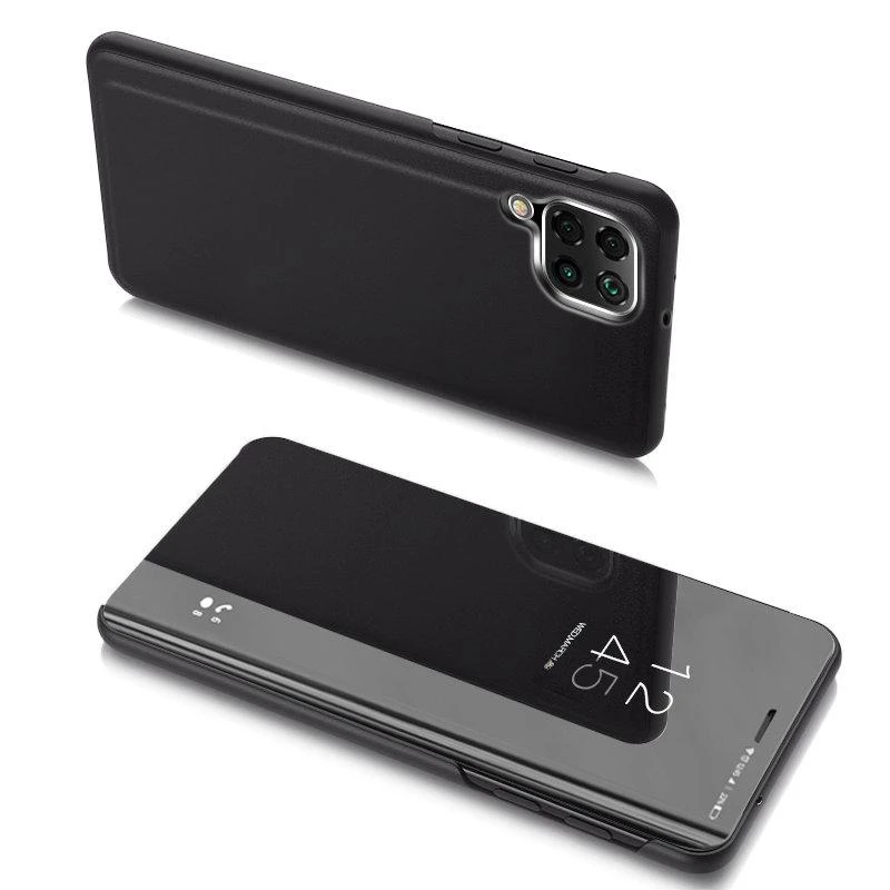 Hurtel Clear View dėklas skirtas Samsung Galaxy M53 5G, juodas