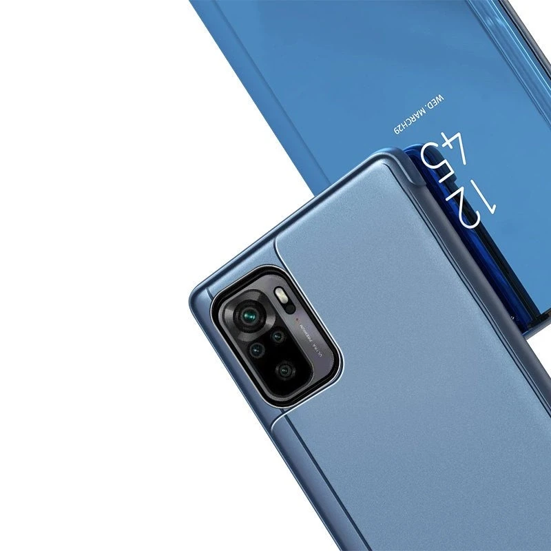 Hurtel Clear View dėklas skirtas Xiaomi Redmi Note 11 Pro+ 5G (China) / 11 Pro 5G (China) / Mi11i HyperCharge / Poco X4 NFC 5G, juodas