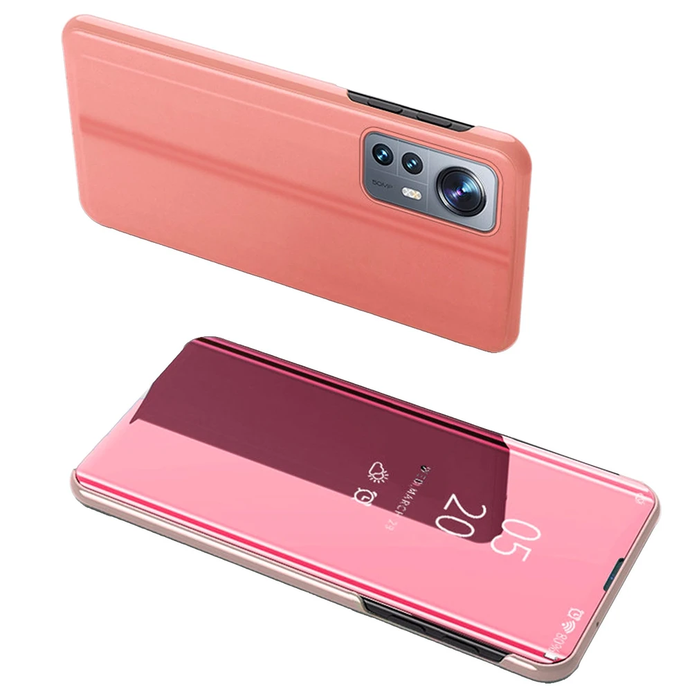 Hurtel Clear View dėklas skirtas Xiaomi 12 Lite, rožinis