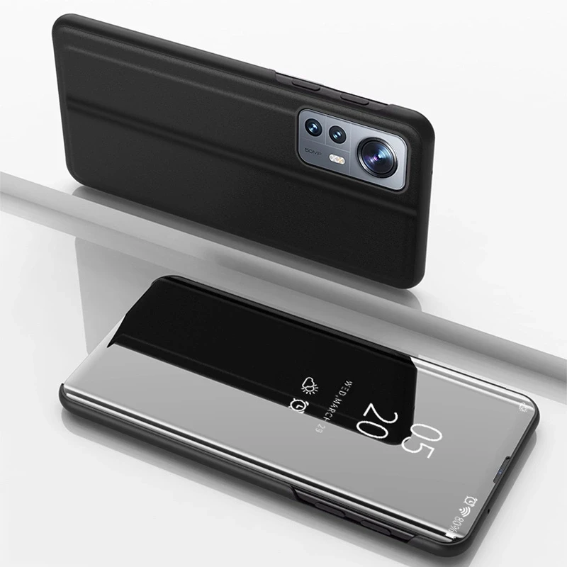 Hurtel Clear View dėklas skirtas Xiaomi 12 Lite, juodas