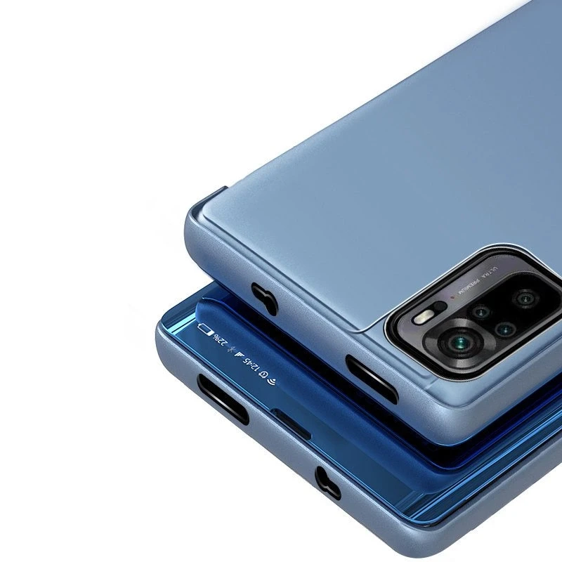 Hurtel Clear View dėklas skirtas Xiaomi Redmi Note 11 Pro+ 5G (China) / 11 Pro 5G (China) / Mi11i HyperCharge / Poco X4 NFC 5G, juodas