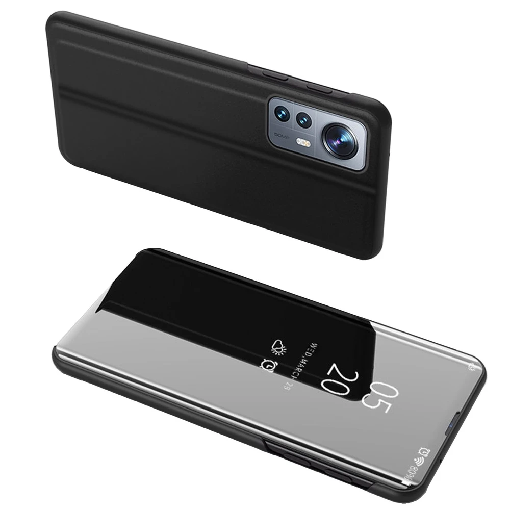 Hurtel Clear View dėklas skirtas Xiaomi 12 Lite, juodas
