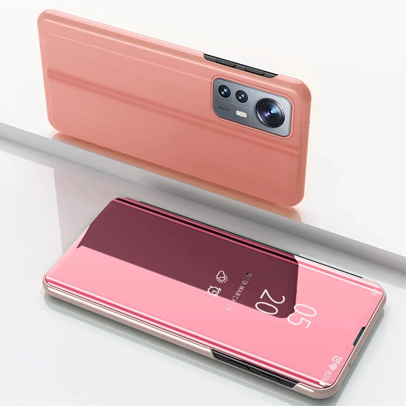 Hurtel Clear View dėklas skirtas Xiaomi 12 Lite, rožinis