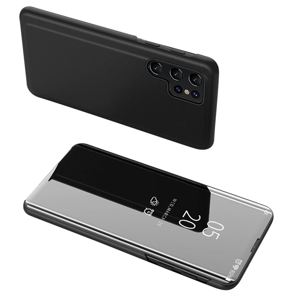 Hurtel Clear View Xiaomi POCO C65 / Redmi 13C atverčiamas – dėklas telefonui juodos spalvos