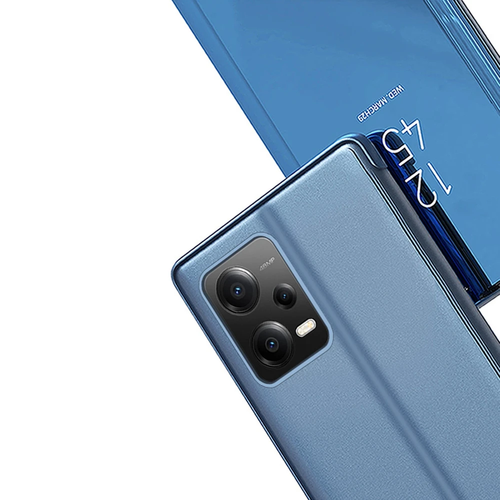 Hurtel Clear View Xiaomi Redmi Note 12 Pro+ atverčiamas dėklas telefonui juodos spalvos