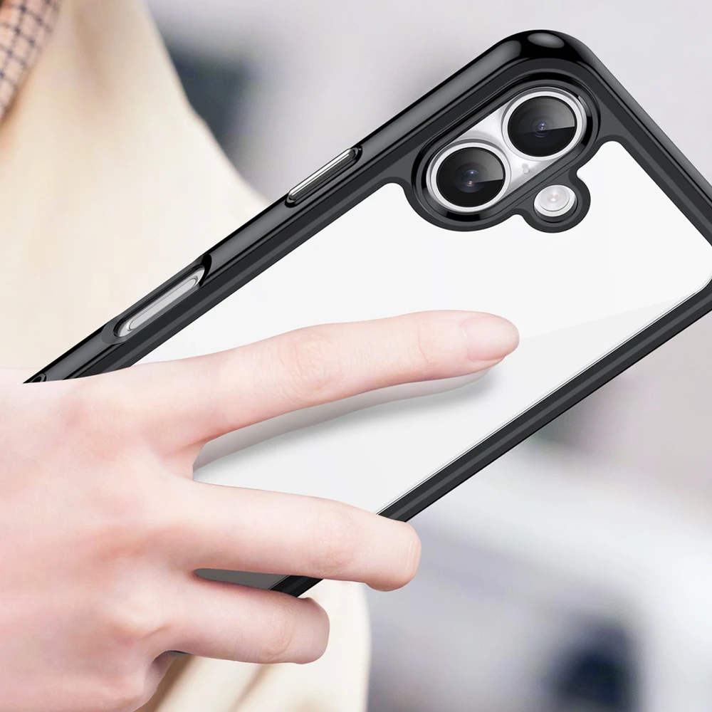 Hurtel Dėklas Outer Space skirtas Apple iPhone 17 – juodos spalvos skaidrus