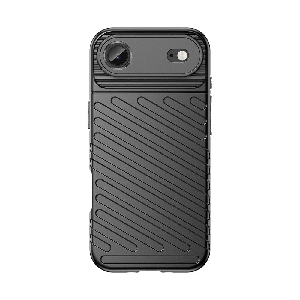 Hurtel Dėklas Thunder Dėklas skirtas Apple iPhone 17 Air – juodos spalvos