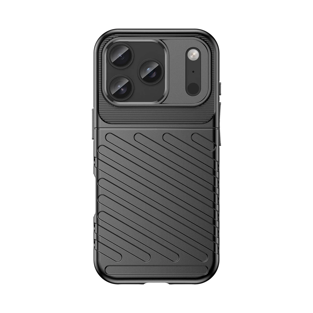 Hurtel Dėklas Thunder Dėklas skirtas Apple iPhone 17 Pro Max – juodos spalvos