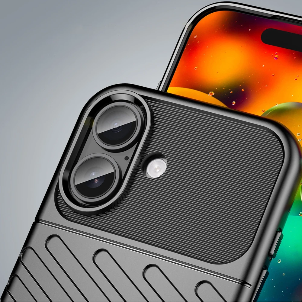 Hurtel Dėklas Thunder Dėklas skirtas Apple iPhone 17 – juodos spalvos