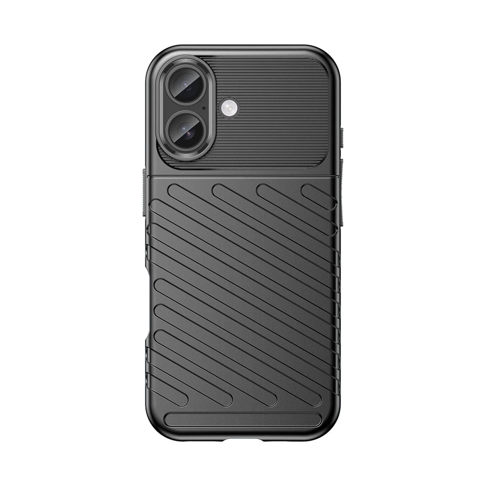 Hurtel Dėklas Thunder Dėklas skirtas Apple iPhone 17 – juodos spalvos