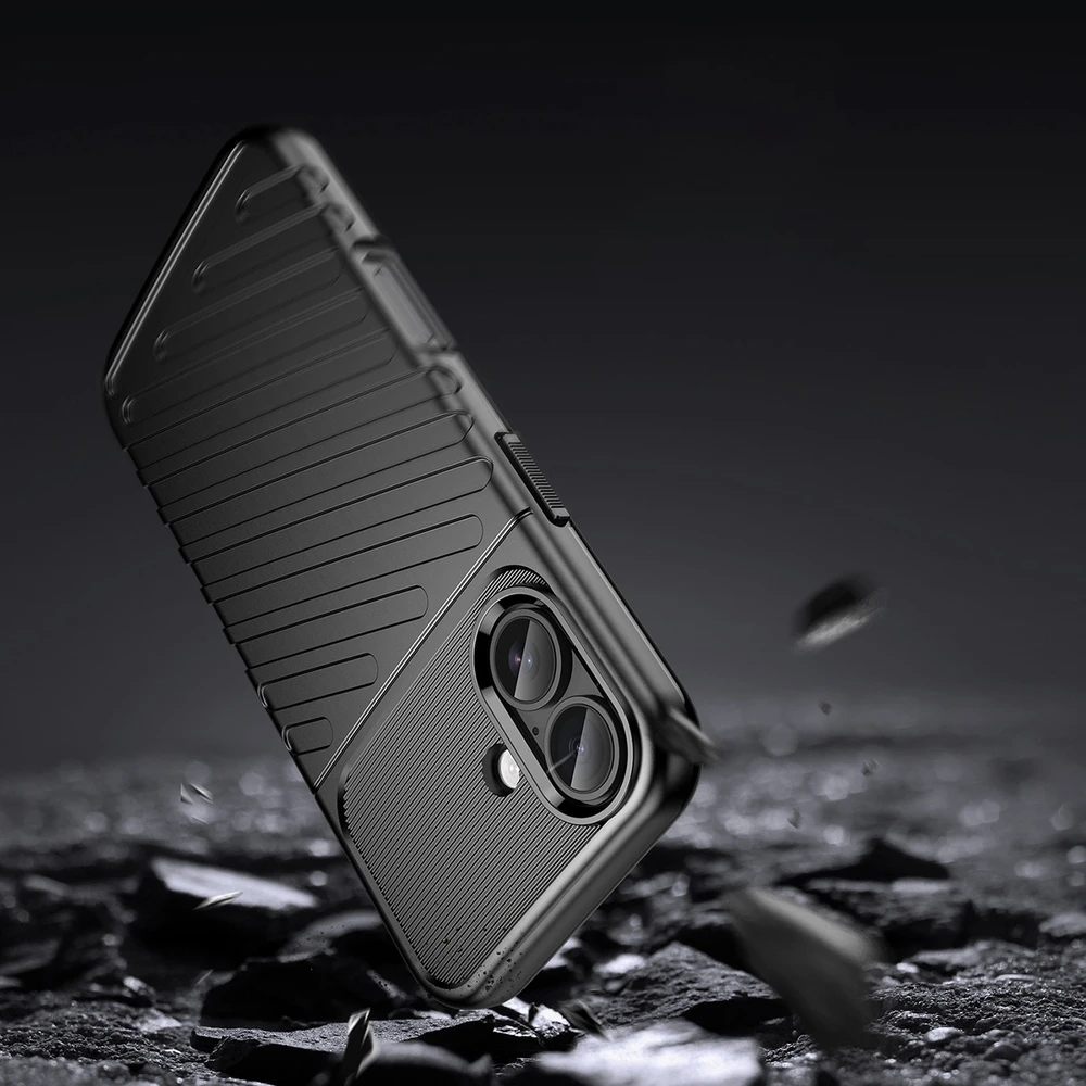 Hurtel Dėklas Thunder Dėklas skirtas Apple iPhone 17 – juodos spalvos