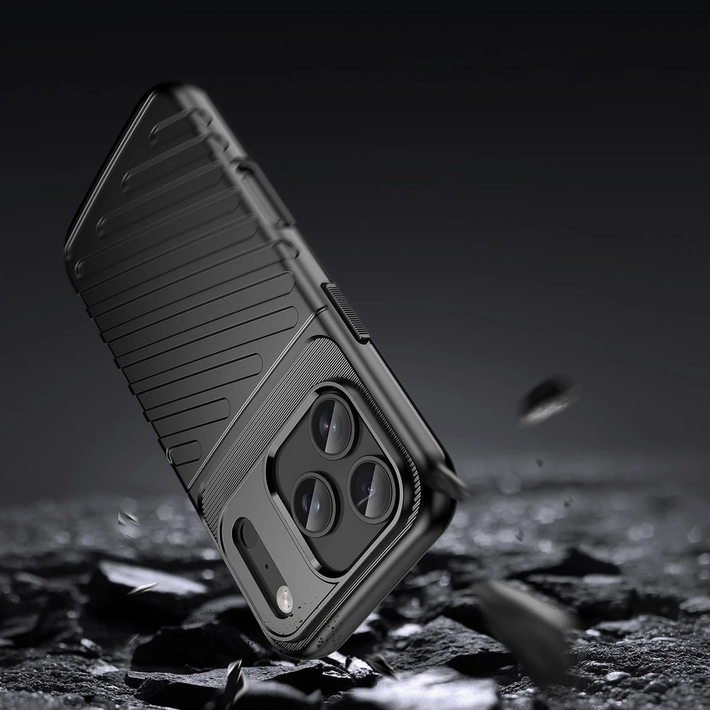 Hurtel Dėklas Thunder Dėklas skirtas Apple iPhone 17 Pro – juodos spalvos