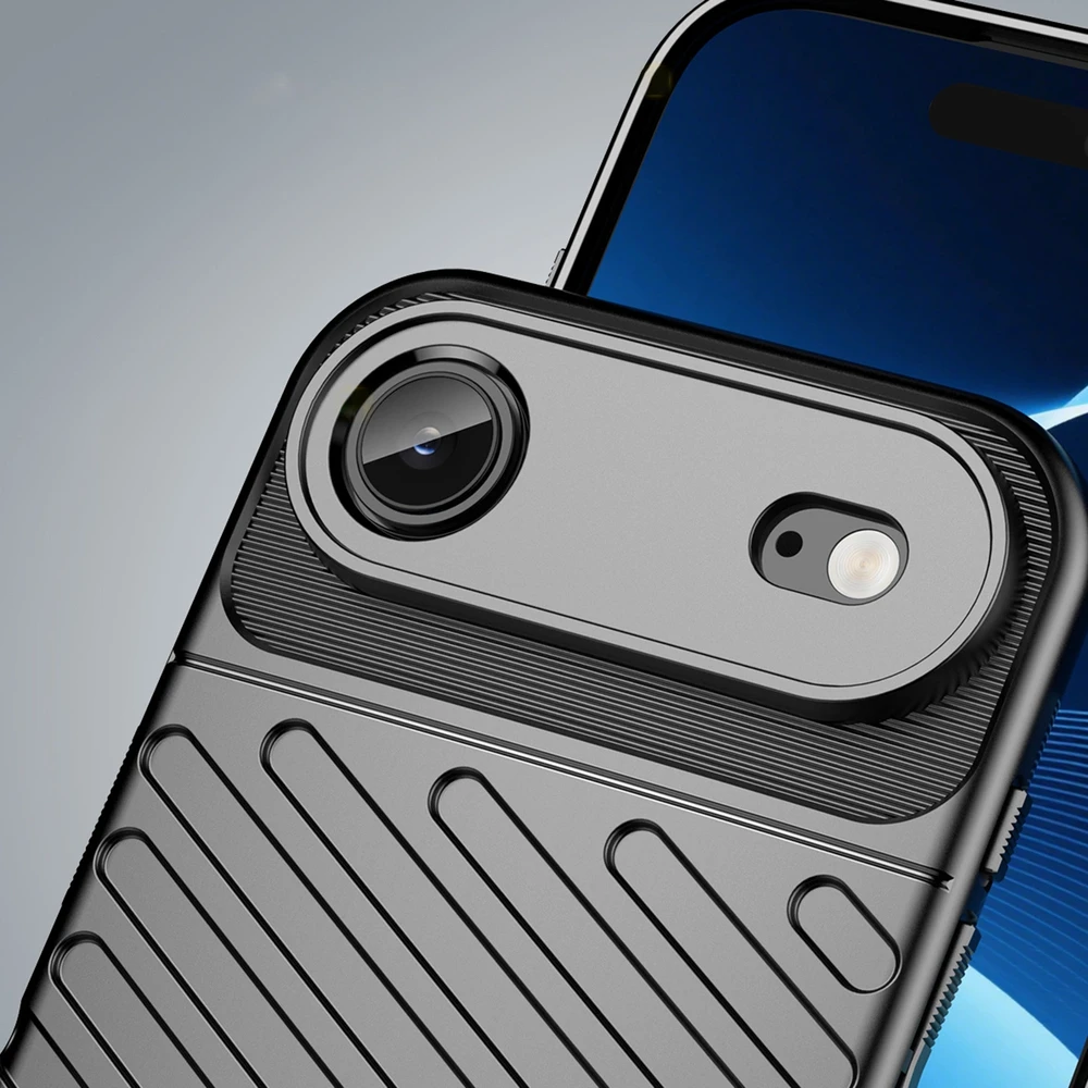 Hurtel Dėklas Thunder Dėklas skirtas Apple iPhone 17 Air – juodos spalvos