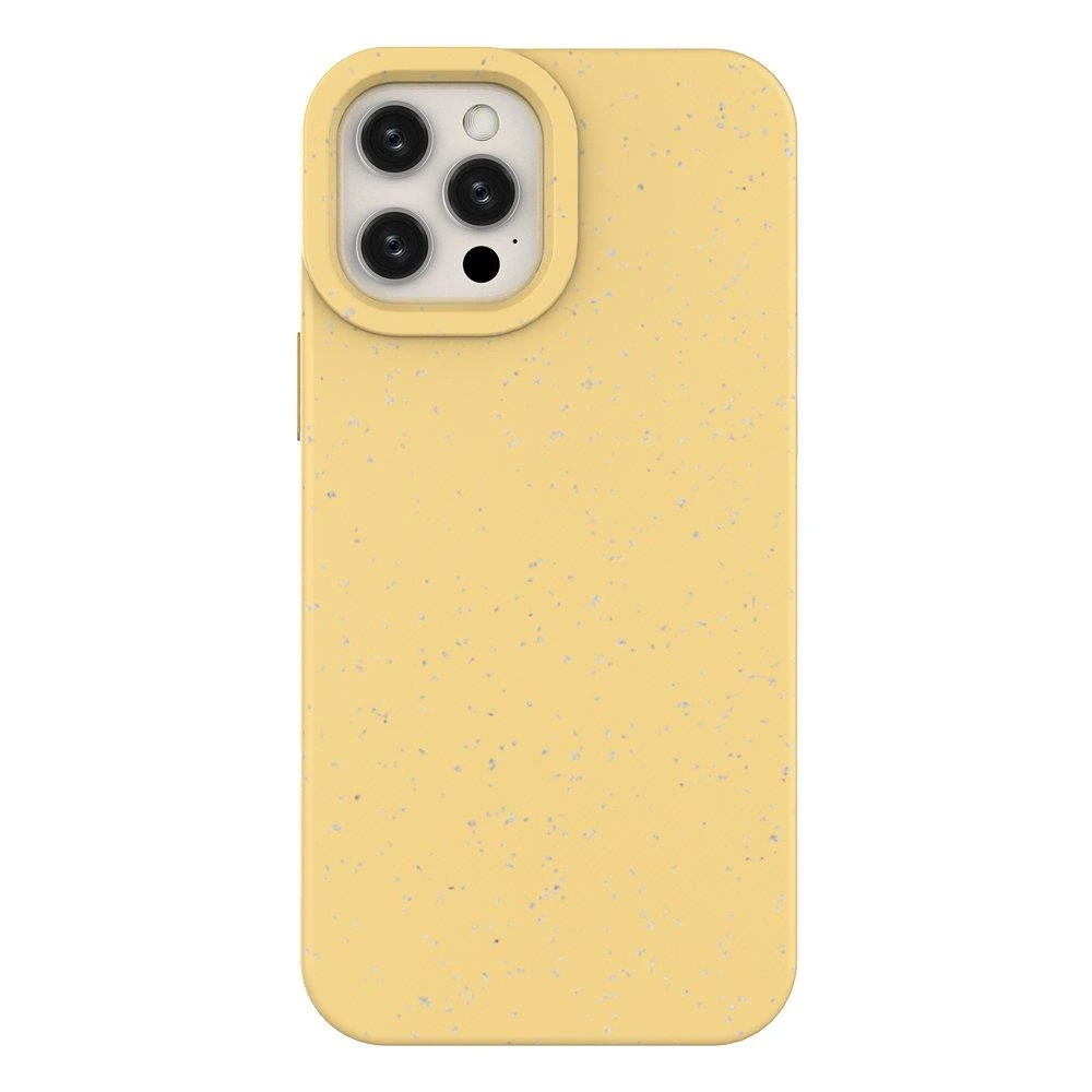 Hurtel Eco dėklas skirtas iPhone 12 Pro Max, geltonas