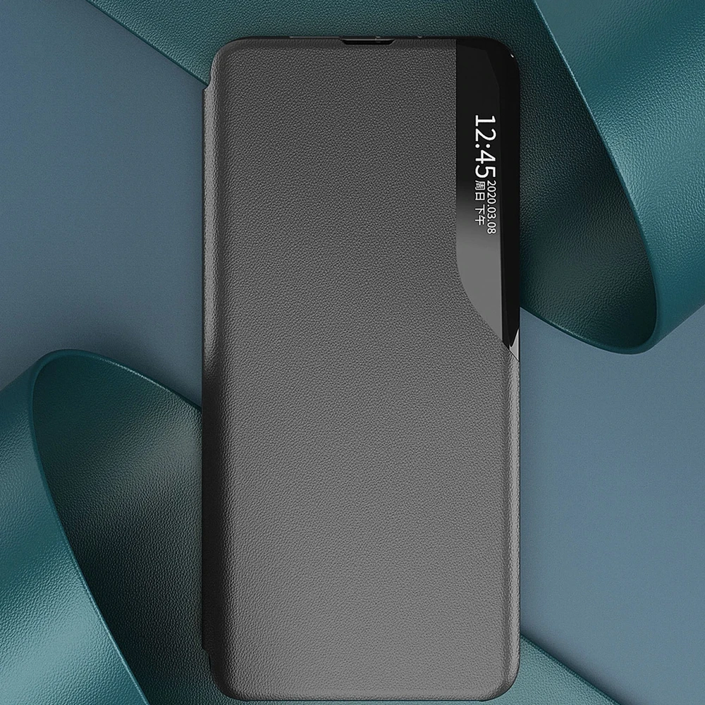 Hurtel Eco Leather View dėklas skirtas Samsung Galaxy S23 +, raudonas
