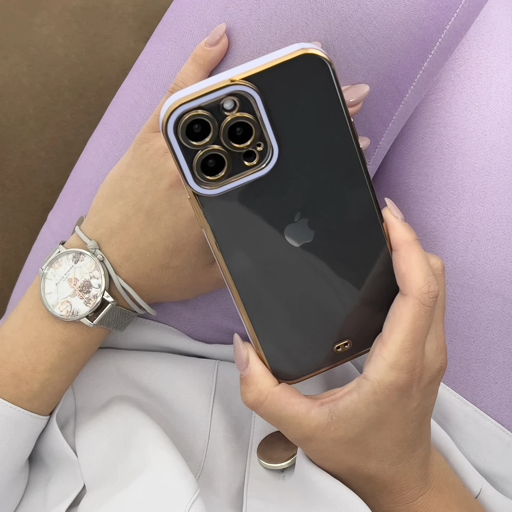 Hurtel Fashion dėklas skirtas Apple iPhone 13 Pro, auksinis/raudonas