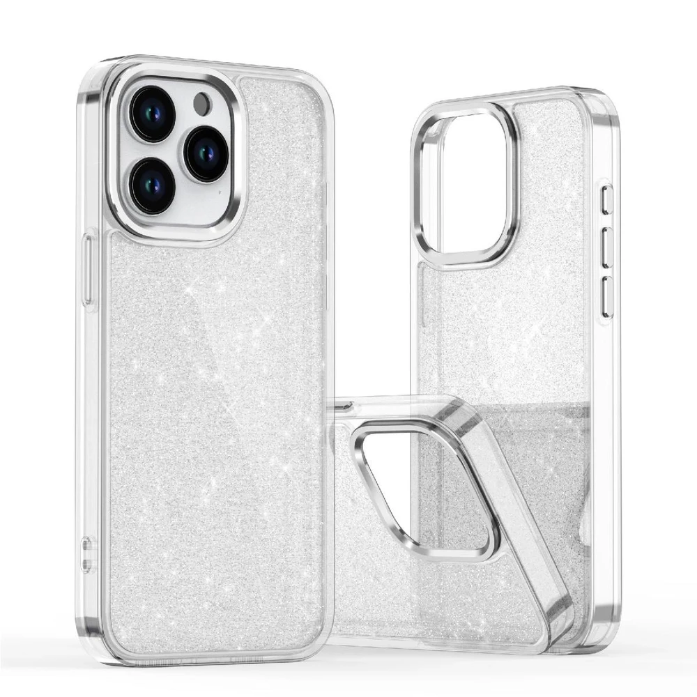 Hurtel Glitter dėklas skirtas Apple iPhone 16e – skaidrus