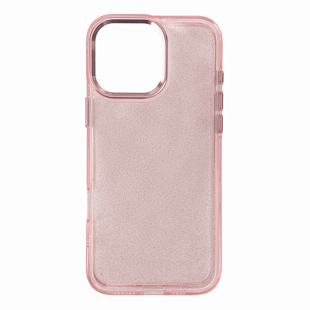 Hurtel Glitter dėklas skirtas Apple iPhone 16e – rožinės spalvos