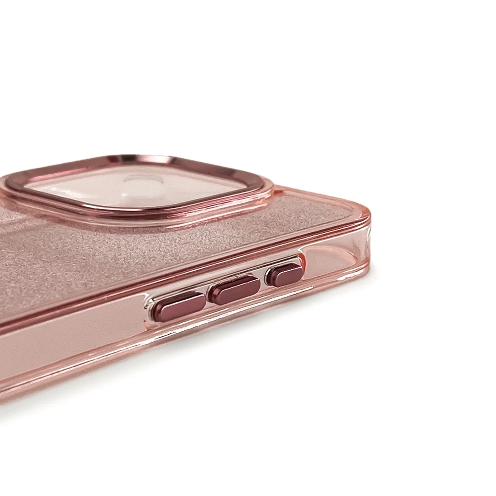 Hurtel Glitter dėklas skirtas Apple iPhone 16e – rožinės spalvos