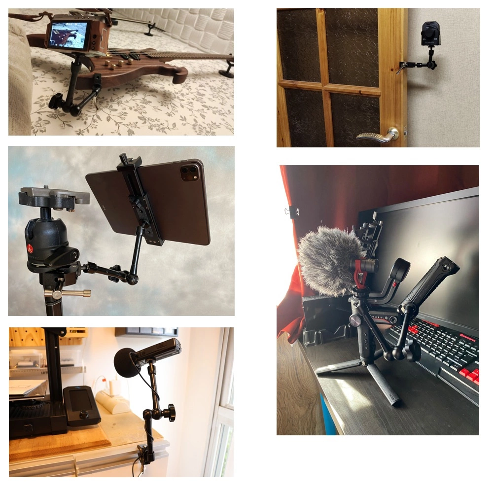 Hurtel Gnybtų laikiklis fotoaparatui, fotoaparatui, mikrofonui