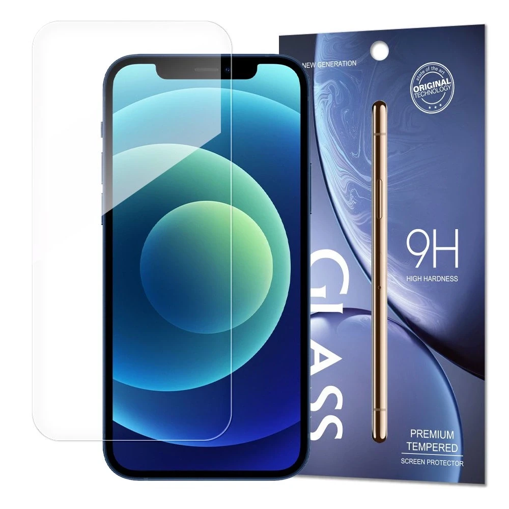 Hurtel Apsauginis stiklas 9H ekrano apsauga iPhone 12 Pro / iPhone 12 (pakuotė – vokas)