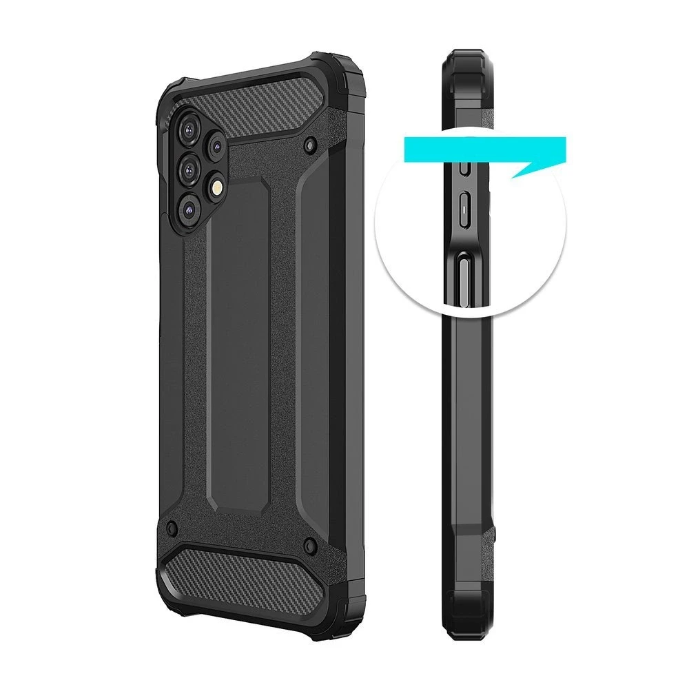Hurtel Hibrid dėklas skirtas Samsung Galaxy A32 5G, auksinis