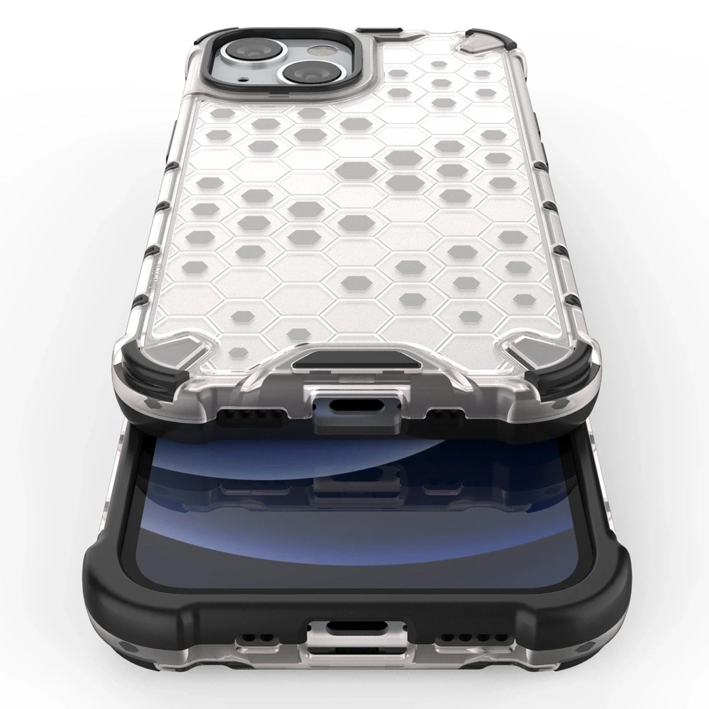 Hurtel Honeycomb dėklas skirtas iPhone 13 mini, raudonas