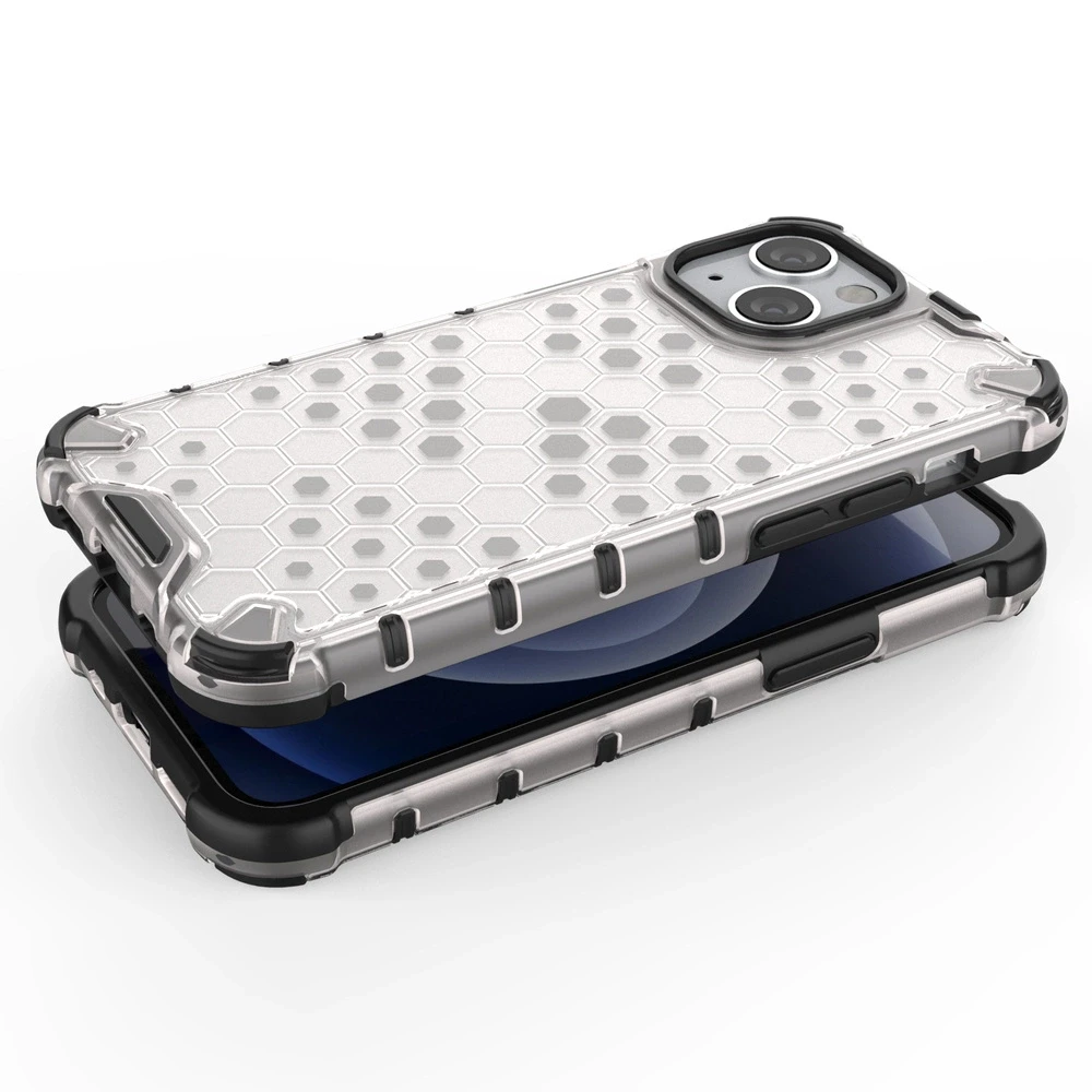 Hurtel Honeycomb dėklas skirtas iPhone 13 mini, raudonas