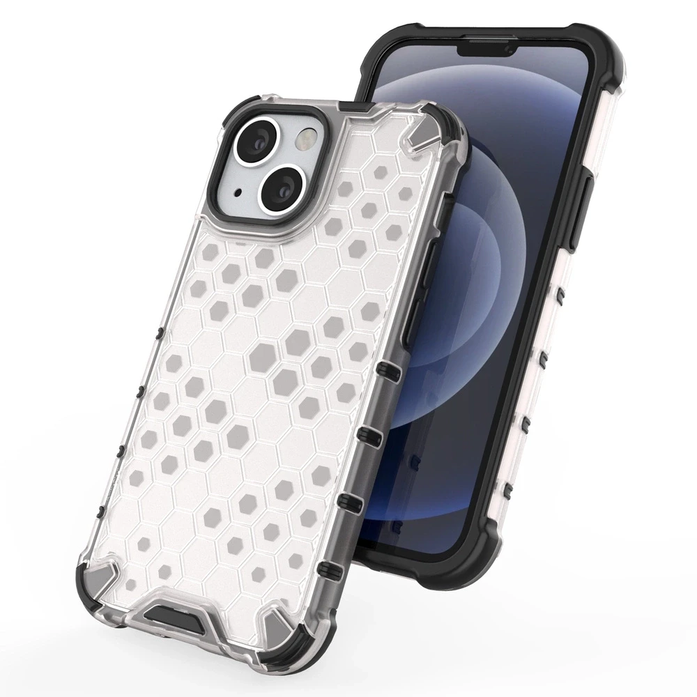 Hurtel Honeycomb dėklas skirtas iPhone 13 mini, raudonas