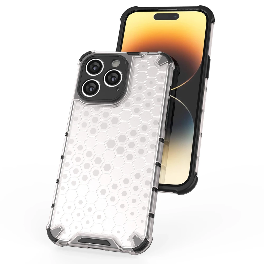 Hurtel Honeycomb dėklas skirtas iPhone 14 Pro Max, juodas