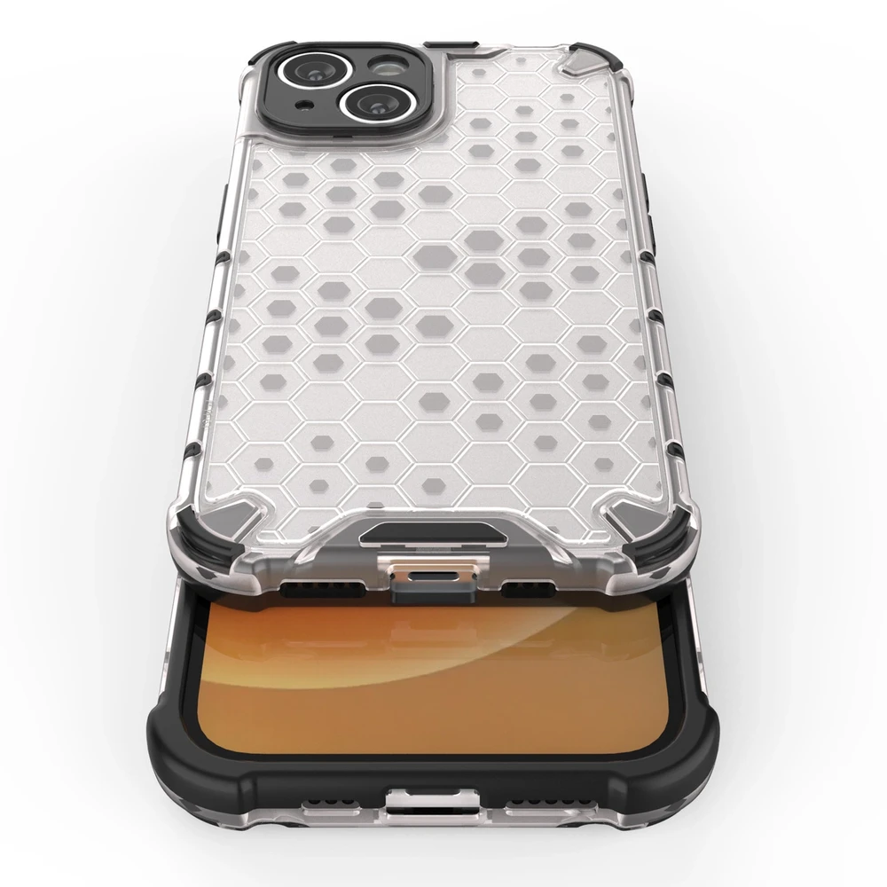 Hurtel Honeycomb dėklas skirtas iPhone 14 Plus, juodas